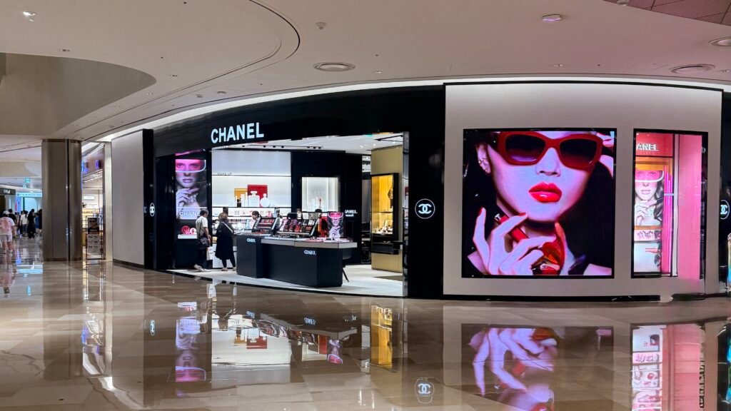 Chanel store landmark inside Lotte World Mall