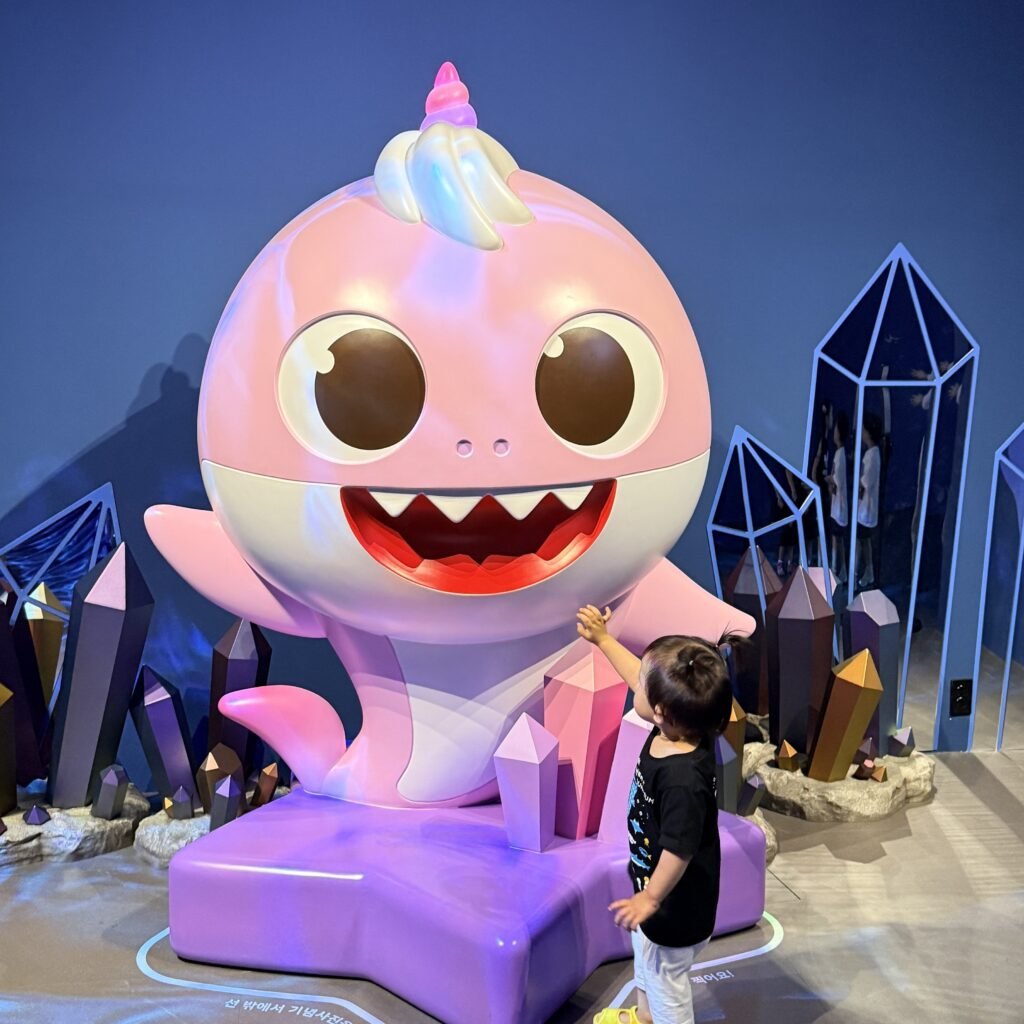 One of the themed interactive areas inside the exhibition