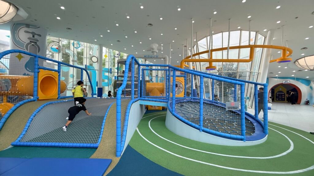 Indoor play areas and interactive exhibits at Arisu Nara