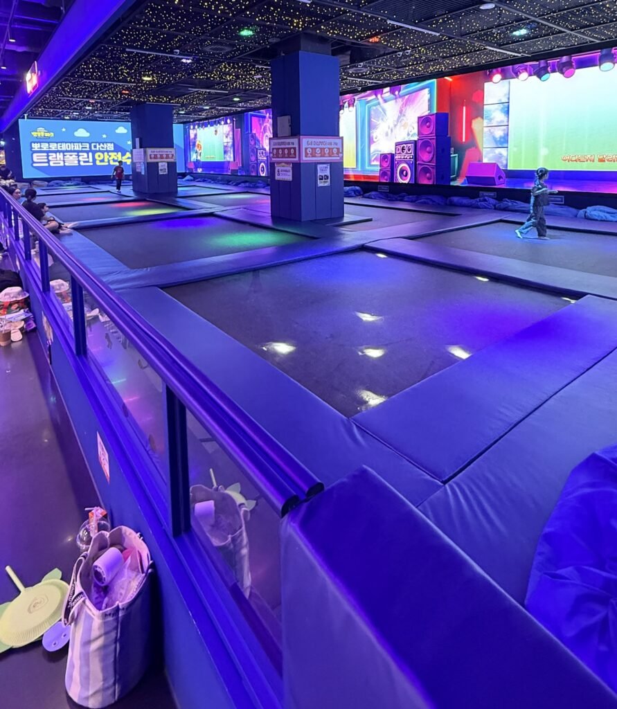 Trampoline Zone at Pororo Theme Park Dasan