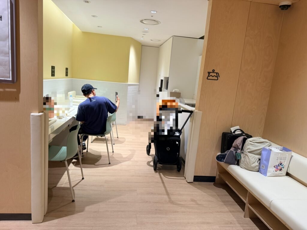 Parent and baby care room at Yongsan I’Park Mall