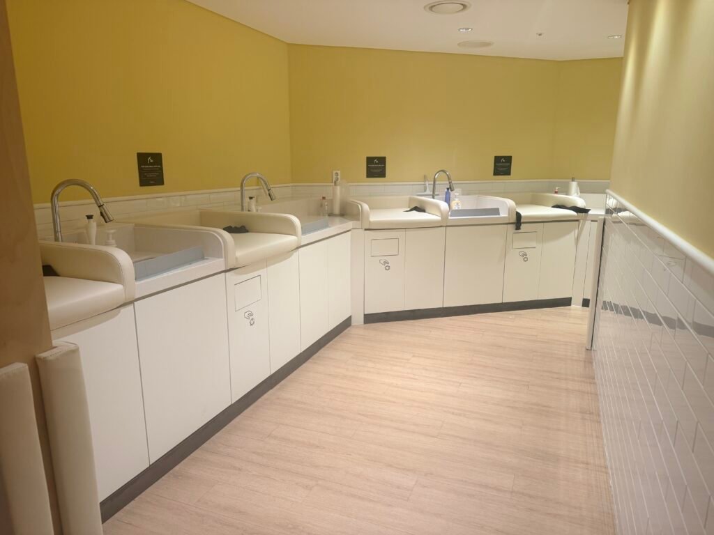 Baby care room with nursing and changing facilities at Yongsan I’Park Mall