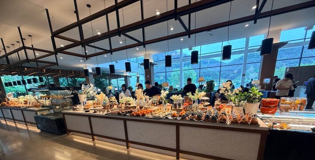 Bakery selection at TABLES Lounge