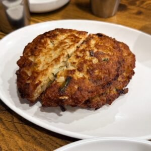 Meatballs at Parkgane Bindaetteok in Gwangjang Market