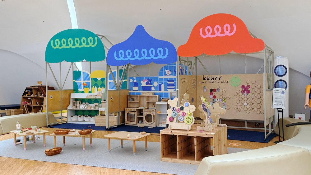 Ongdalsaem (옹달샘) pretend-play area at DiKi DiKi